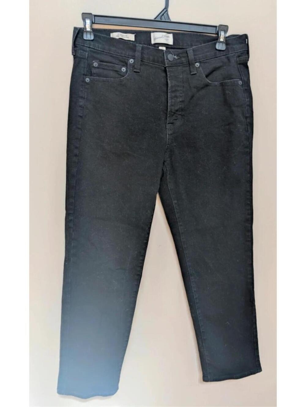 Universal Thread Black High-Rise Straight Leg Jeans – Size 12R